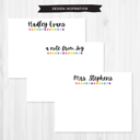  Personalized Stationery Note Cards | Tiny Daisy Design