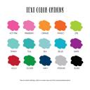  Personalized Stationery Note Cards | Colorful Hearts