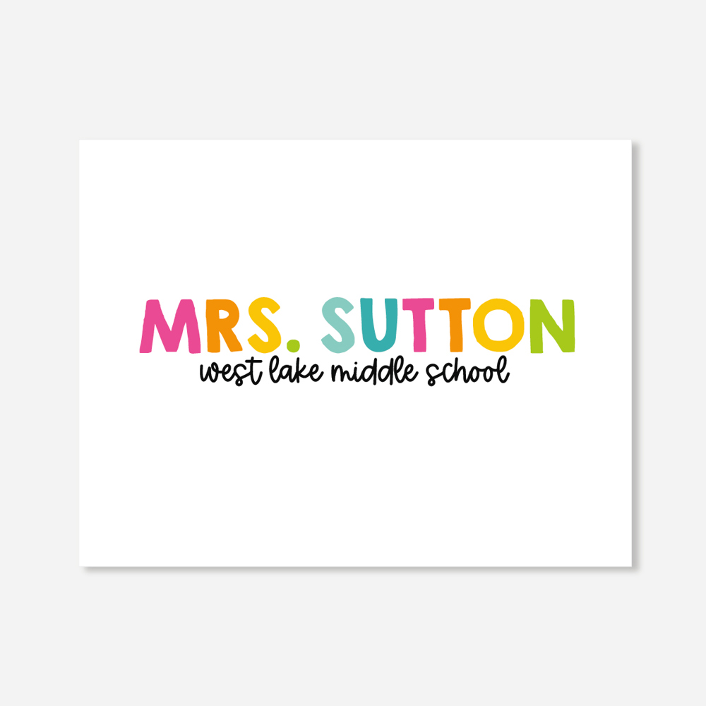 Personalized Stationery | Whimsical Duo Folded Note Cards