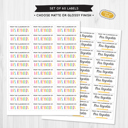  Personalized Teacher School Labels | Set of 60