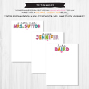  Personalized Notepad | Cheerful Shadow Name