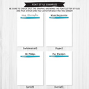  Flair Pen Personalized Notepad | Teacher Note Pad