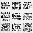  Holiday Heat Transfer Vinyl Decal | Set of 2