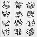  Christmas/Winter Vinyl Decals | Set of 4