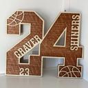  Custom Athlete Number Plaque, Homecoming Gift, Sports Number Wood Cutout, Athlete Gifts, Jersey Number, Graduation Gift