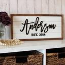  Family Name Sign | Last Name Sign | Ship Lap Name Sign | Wooden Name Sign