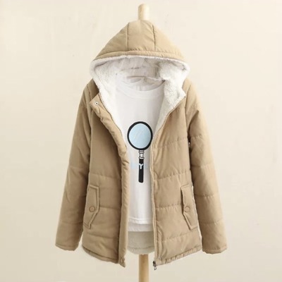 Kids Padded Hoodies Jacket with 2 flag pockets