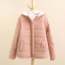  Kids Padded Hoodies Jacket with 2 flag pockets