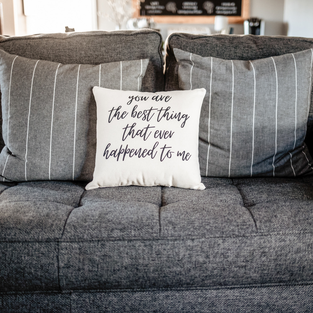 You are the Best Thing Throw Pillow, Wedding or Anniversary Gift for Wife