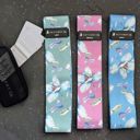  Floral Fabric Resistance Bands – 3-Piece Non-Slip Workout Kit