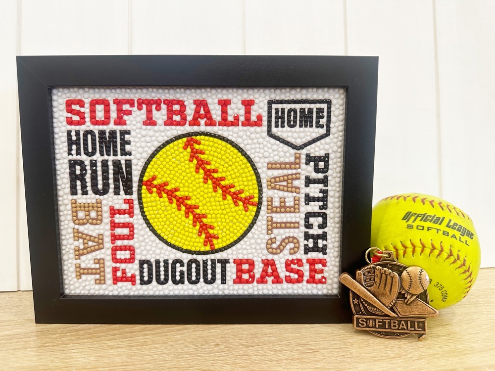 Softball Diamond Art Kit