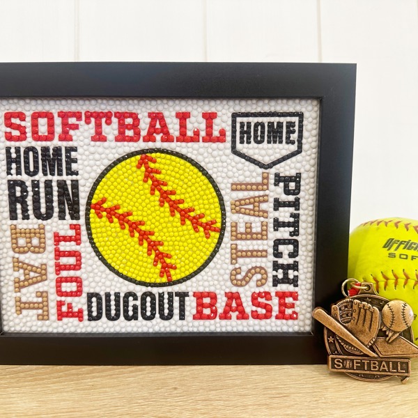 Softball Diamond Art Kit