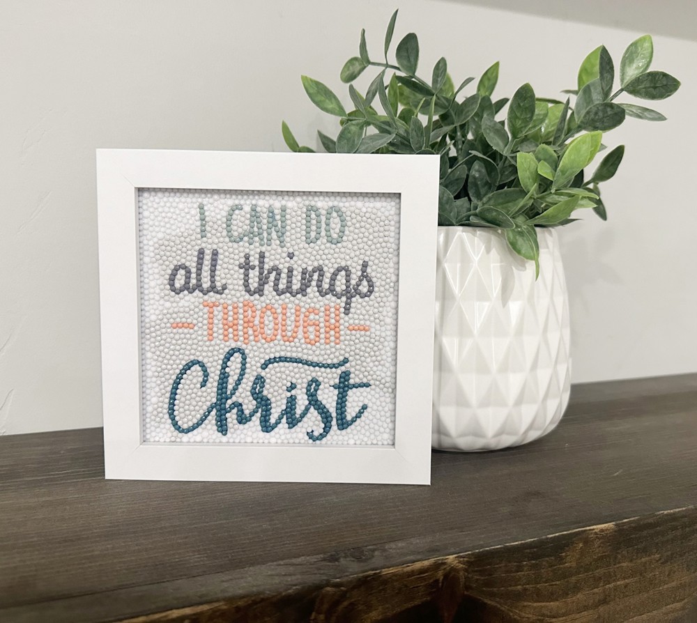 All Things through Christ Diamond Art Kit