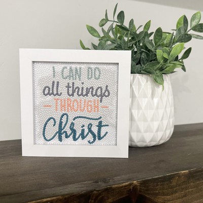 All Things through Christ Diamond Art Kit