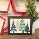  Christmas Trees Diamond Art Kit