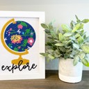  Explore Globe Diamond Art Kit