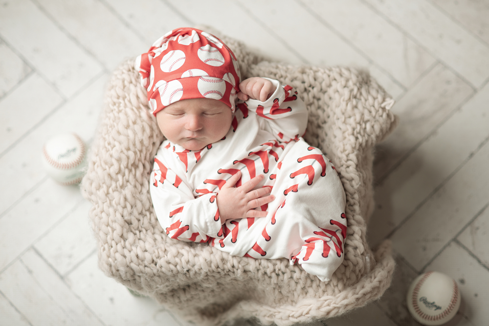 Baseball Baby Gown