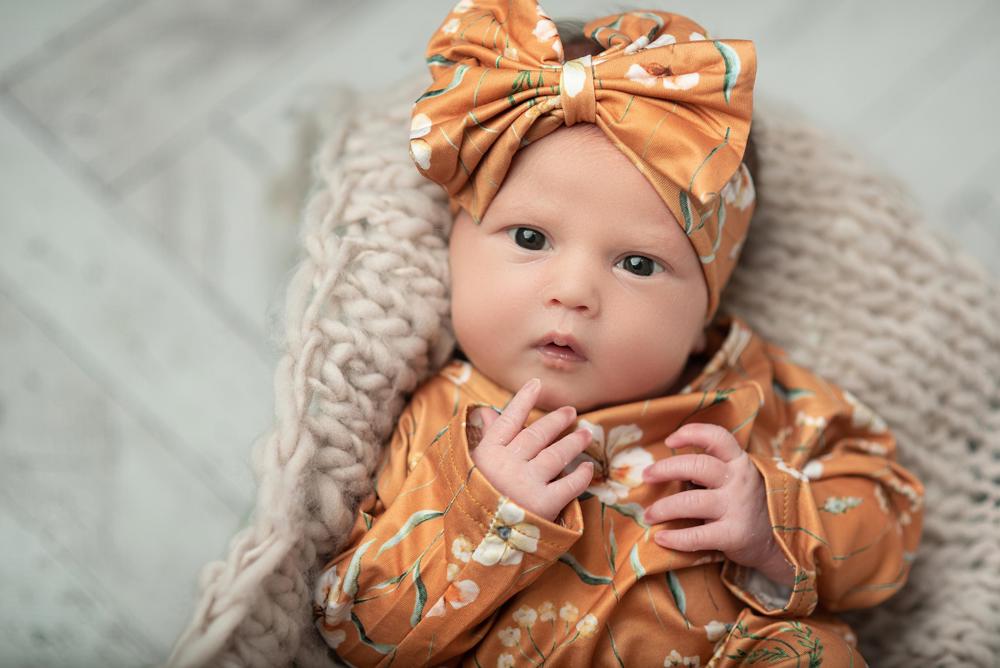 Botanical Baby Gown