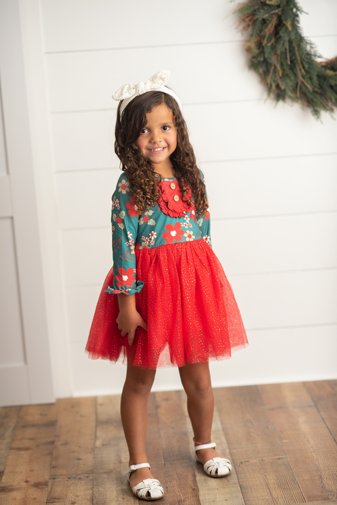 Christmas Red Tulle Dress