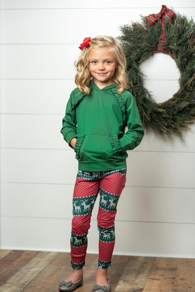 Deer Hoodie Leggings Set