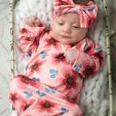  Pink Wine Baby Gown