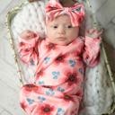  Pink Wine Baby Gown