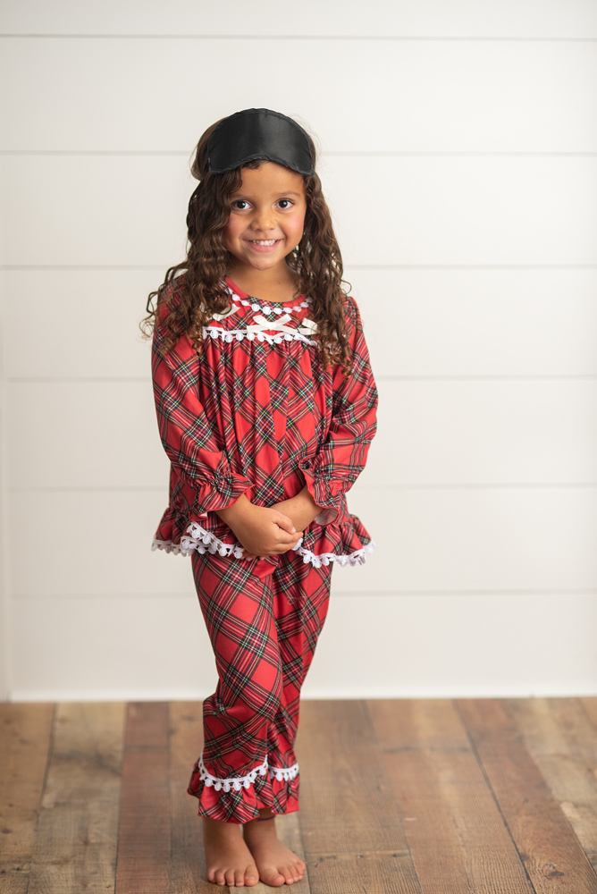 Red Plaid Lounge Play Set