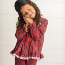  Red Plaid Lounge Play Set