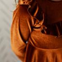  Rust Velvet Dress