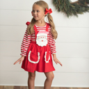  Santa Pinafore Set