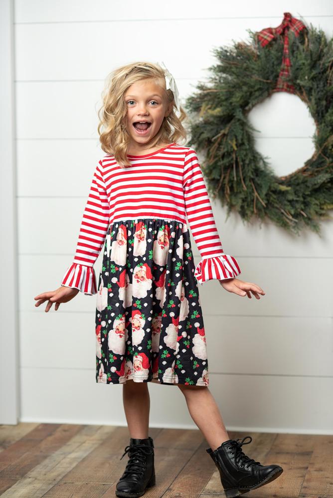 Santa Stripe Dress