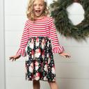  Santa Stripe Dress