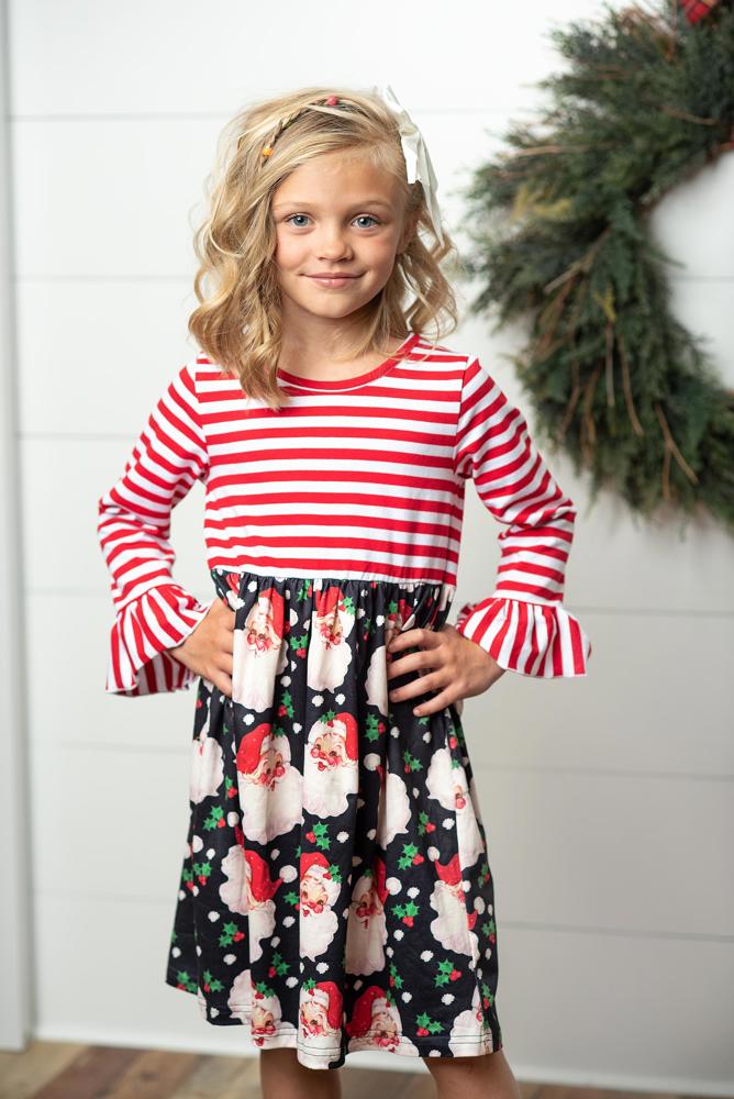 Santa Stripe Dress