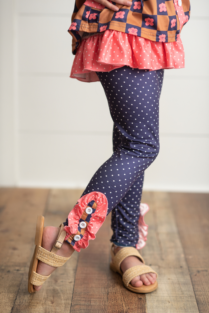 Sienna Navy Floral Pocket Pant Set