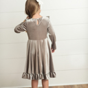  Gray Velvet Dress