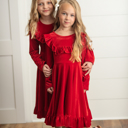  Red Velvet Dress