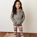  Gray Hoodie Sweatshirt Set