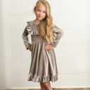  Gray Velvet Dress