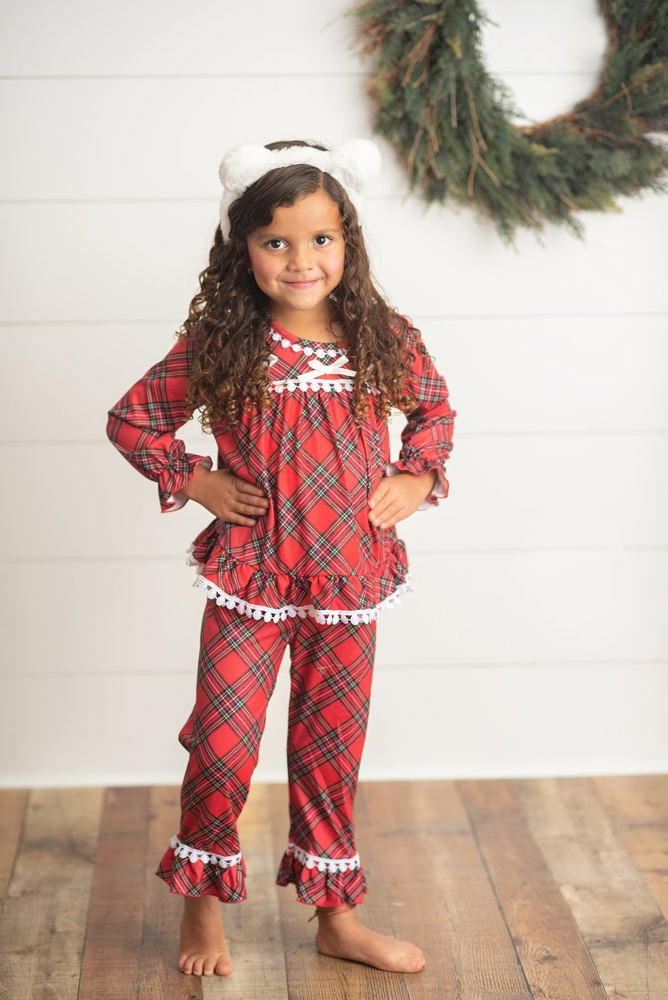 Red Plaid Lounge Play Set