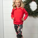 S Santa Hoodie Leggings Set