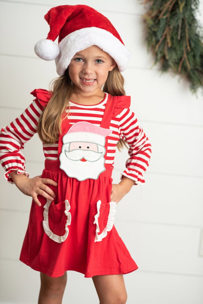 Santa Pinafore Set