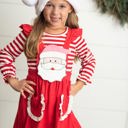 XS Santa Pinafore Set