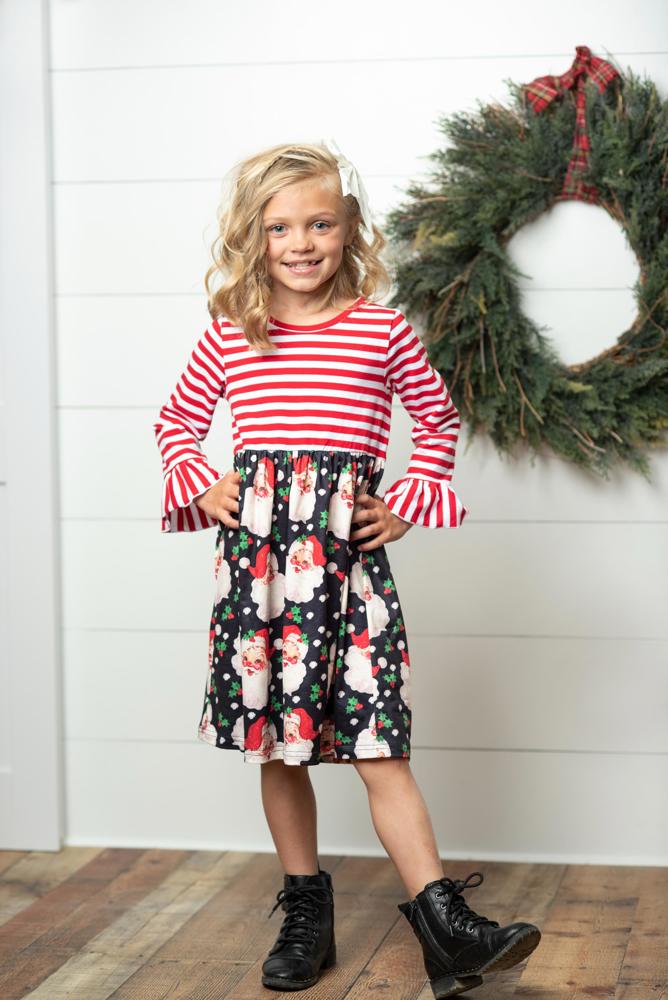 Santa Stripe Dress