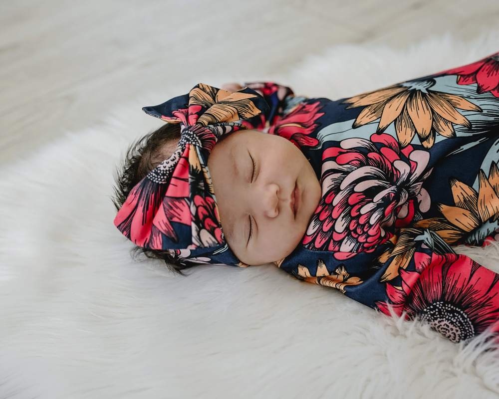 Sunflower Baby Gown