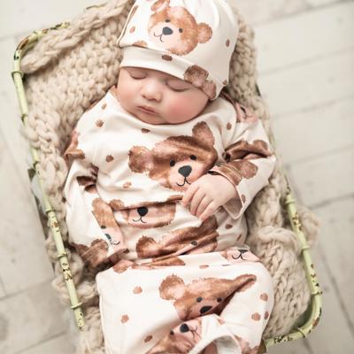 Teddy Bear Baby Gown