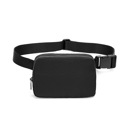 Black Roam 2L Oversize Nylon Sling Belt Bag | AILI'S CORNER