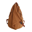 Camel Kai Asymetric Canvas Backpack | AILI'S CORNER