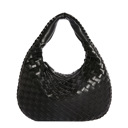 Black Paige Woven Handbag | AILI'S CORNER