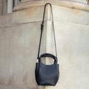 Black Drew Mini Bucket Crossbody Tote | AILI'S CORNER