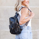 Black Alba Convertible Backpack Sling | AILI'S CORNER